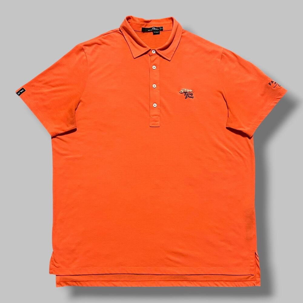 Ralph Lauren RLX Golf Polo Shirt Torrey Pines Orange Mens XL